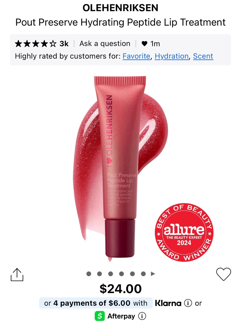 BRAND NEW: Olehenriksen Lingonberry